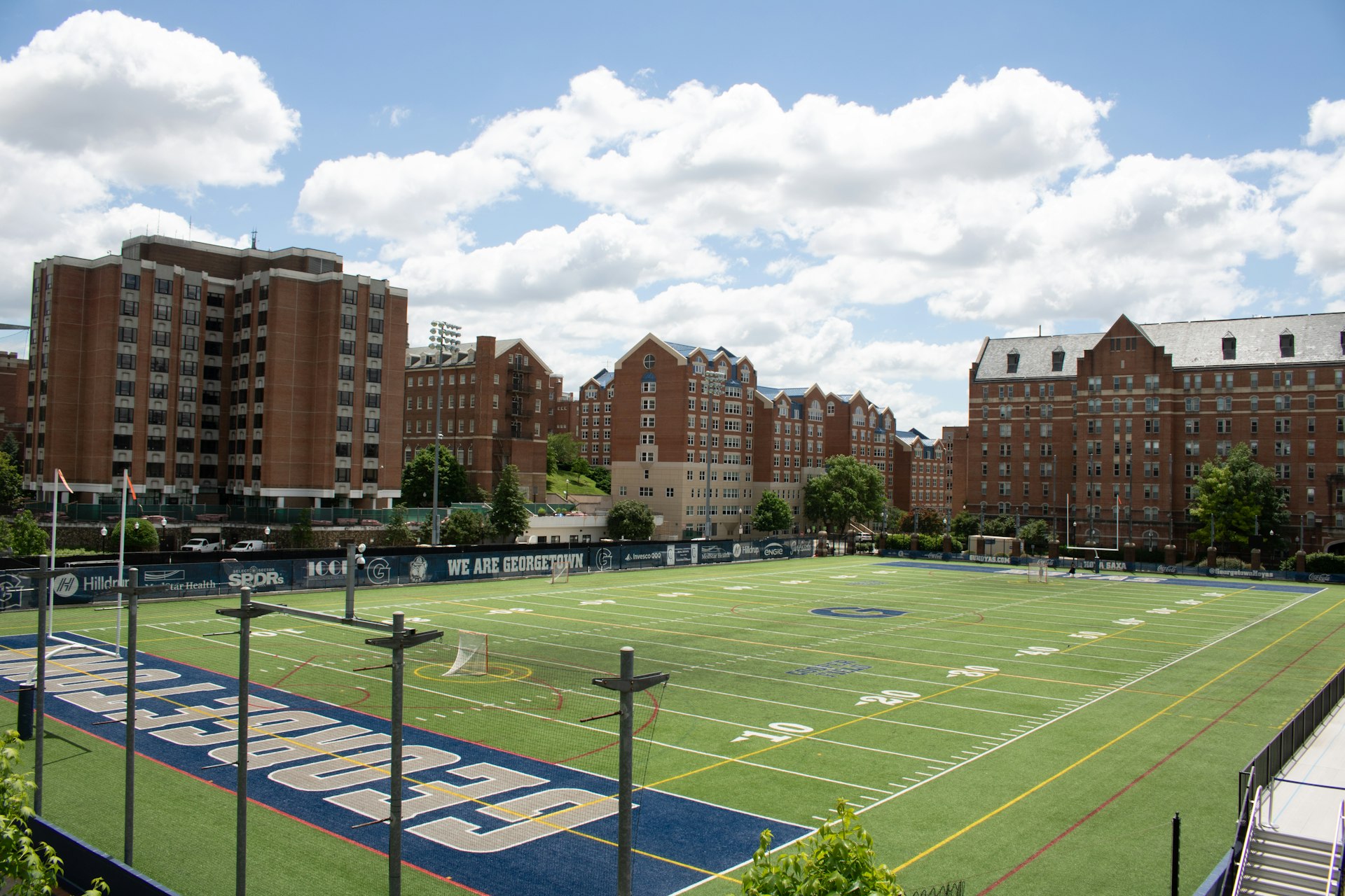 Georgetown University football field at Cooper Field
